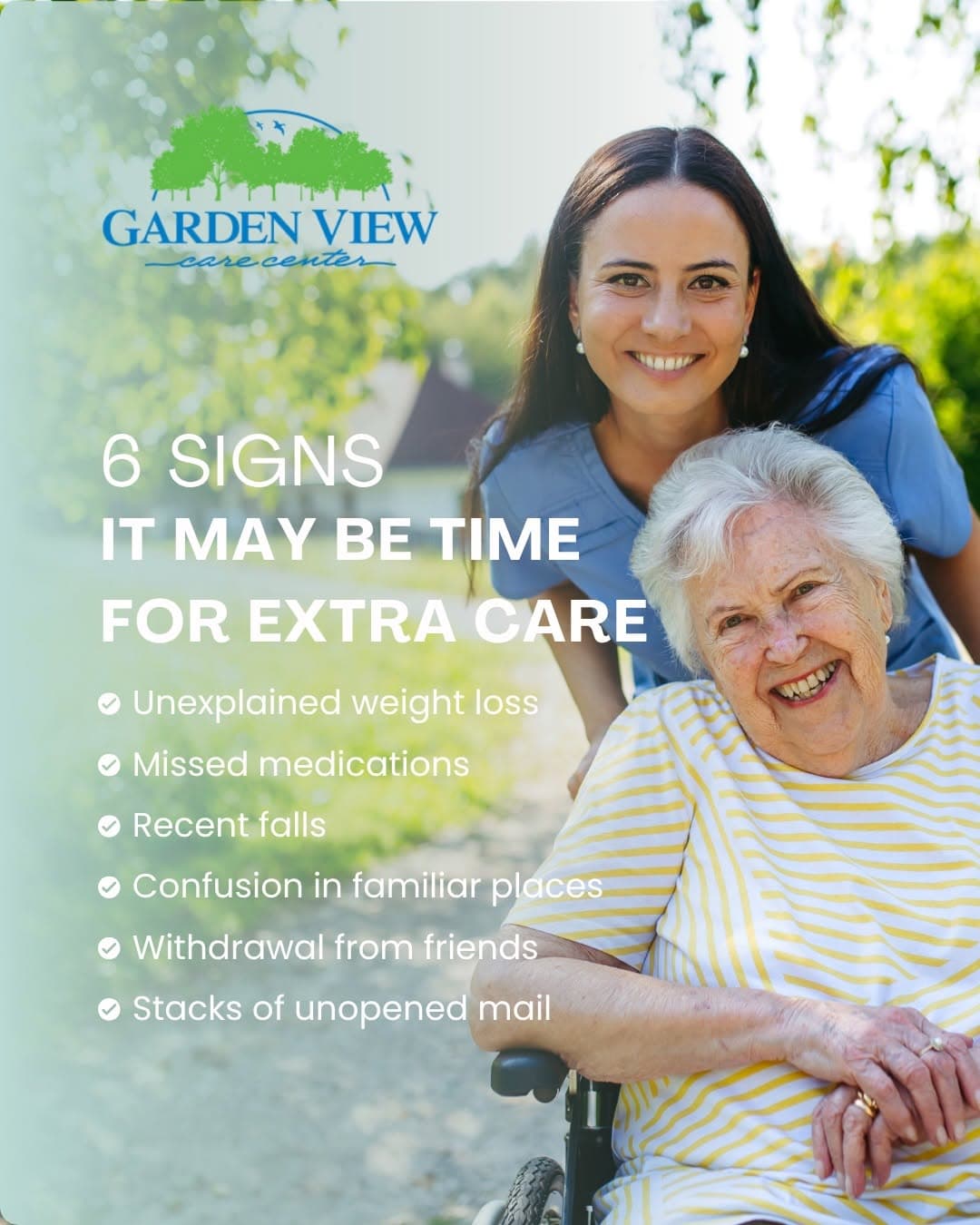 Garden View Care Center social post 4