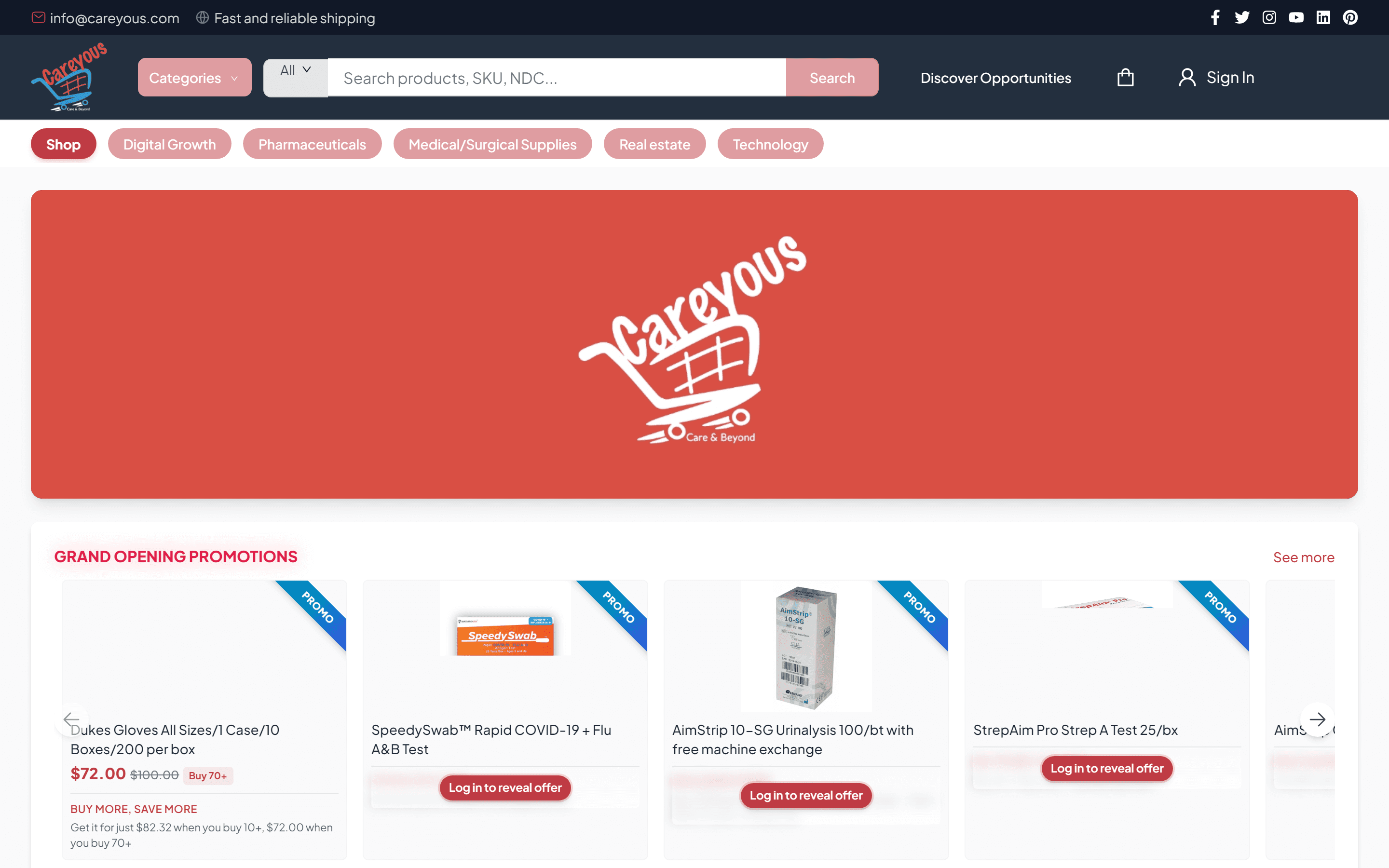 CareYous website